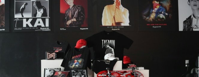 a display of clothing and accessories in a store